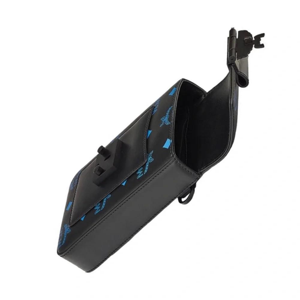 NEW MCM Colorplash Logo Coated Canvas Crossbody Bag - Picture 3 of 8